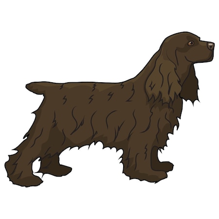 Signmission Field Spaniel Dog Decal, Dog Lover Decor Vinyl Sticker D-12-Field Spaniel